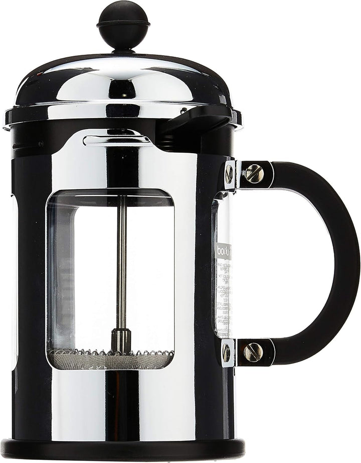 Cafetieră Bodum CHAMBORD (sistem French Press, protecție împotriva scurgerilor, cadru din oțel inoxidabil, 1,0 litri) cupru, cupru