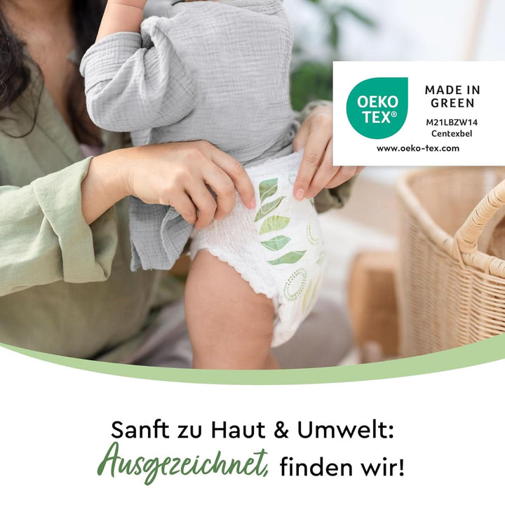 LILLYDOO Green Umweltschonende Pants, Größe 5 (12-17 Kg), Monatsbox (105 Pants)