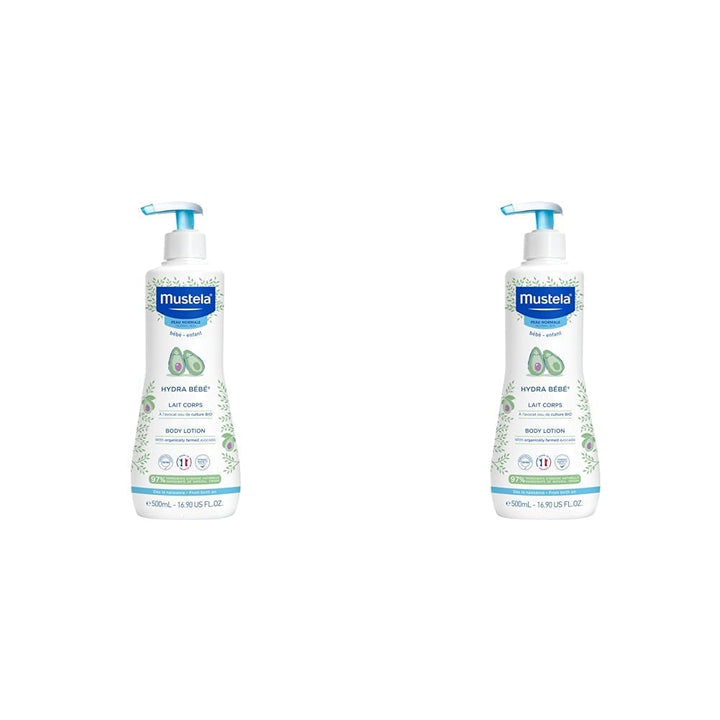 Hydra Bébé - Lapte de corp pentru pielea sensibilă a bebelușului, 500 ml