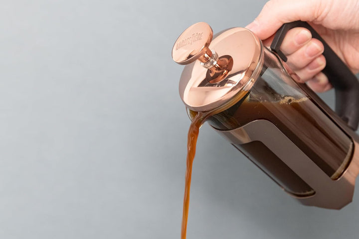 Cafetieră La Cafetière Roma, presă franceză, oțel inoxidabil, culoare cupru