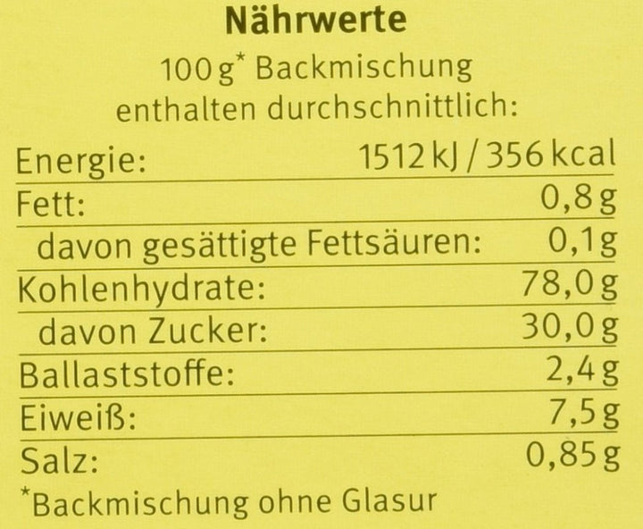 Prăjitură cu lămâie și speltă Demeter, pachet de 6 (6 x 485 g)