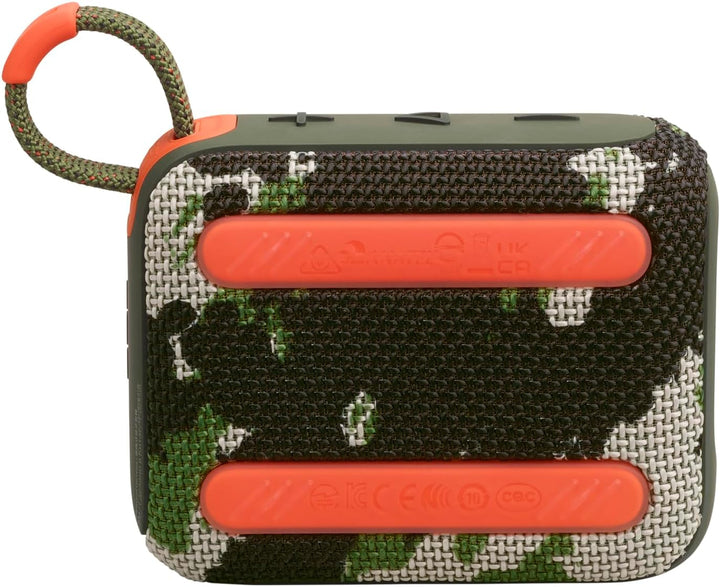 JBL Go 4 - Camuflaj - Boxă portabilă Bluetooth cu sunet JBL Pro, bas profund și funcție Playtime Boost - Rezistent la apă și praf - 7 ore de funcționare