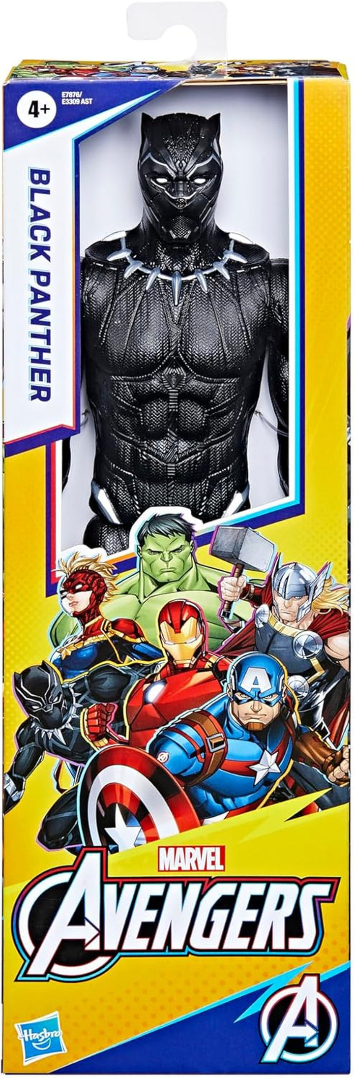 Marvel Avengers Titan Hero Series Black Panther, 30cm Tall Action Figure