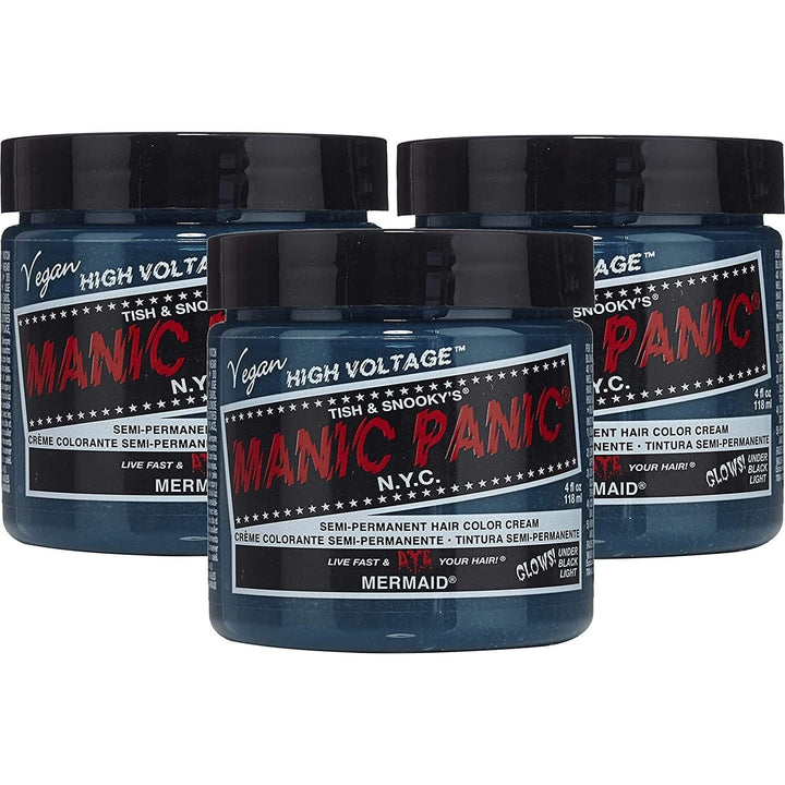Manic Panic Electric Lizard Classic Cream, vegan, fără cruzime, vopsea de păr verde semipermanentă 118ml