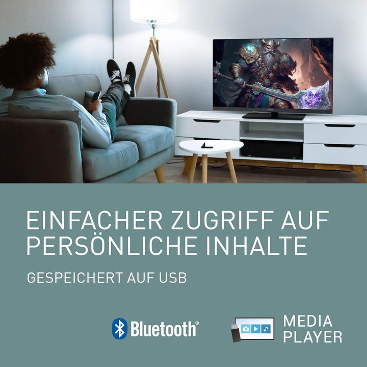 Panasonic TV-24S50AEZ, S50A Serie 24 Zoll HD LED Smart TV, 2024, Fire TV, HD Color Engine, HDR, Alexa-Sprachsteuerung, Gaming-Modus, Media Player, Für EIN Außergewöhnliches Visuelles Erlebnis