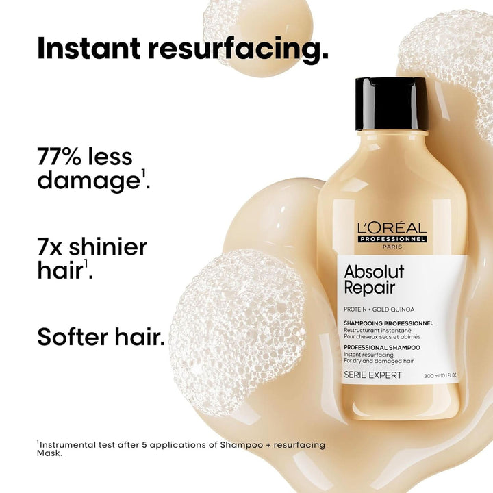 L'OréAl Professionnel Serie Expert Absolut Repair Gold, Quinoa Shampoo + Protein