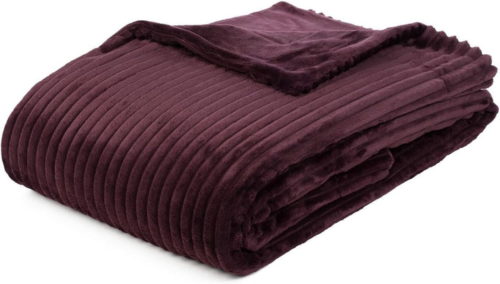 Gözze - Pătură confortabilă și moale în aspect corduroy, 1620G/bucata, 150 X 200 Cm - scorțișoară Paturi si Cuverturi Besuche den GÃ¶zze-Store Mure