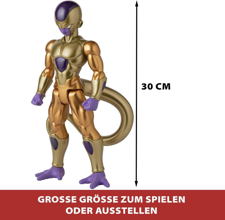 BANDAI - Dragon Ball Super - Golden Freezer - Limit Breaker Figure 30 Cm - Licența oficială Dragon Ball - Big Articulated Freezer Figure - Frieza Figure - Toy For Kids 4+ Years - 36733