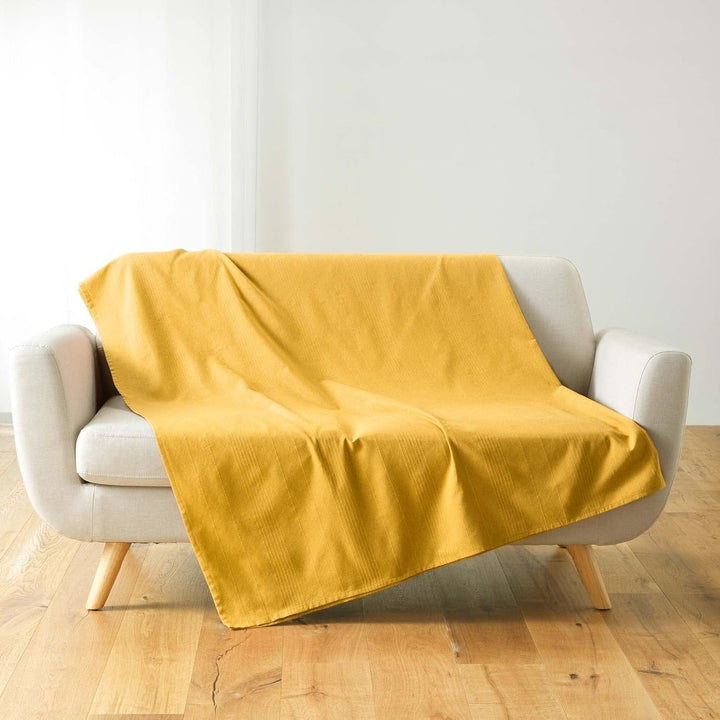 Douceur D'IntÃ©rieur, Kuscheldecke (220 X 240 Cm) Lucile Curry, Polycotton, Einfarbig