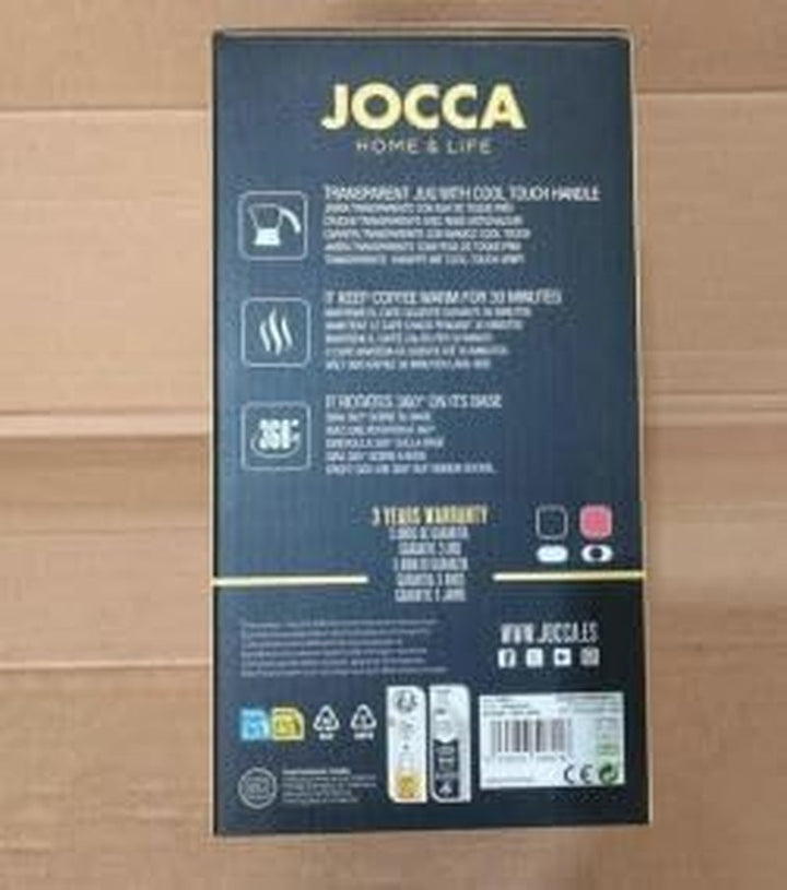 Expresor electric Jocca cu bază 360°, capacitate 6 cești