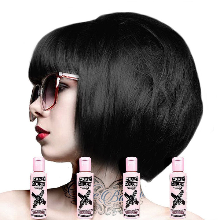 Renbow Semi-Permanent Hair Colour Vopsea portocalie 60-100 ml, 1 pachet (1 x 115 g) Vopsea pentru par Naty Shop Negru 1 bucată (pachet de 1)