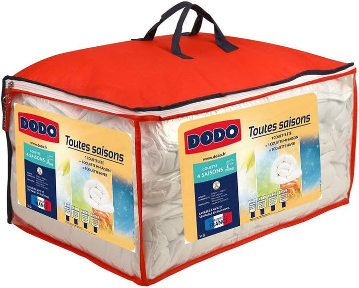 DODO 25665 Pentru 4 anotimpuri Cuvertură 140 X 200 Cm Poliester Alb Plapumi si pilote Naty Shop 240 X 220 Cm