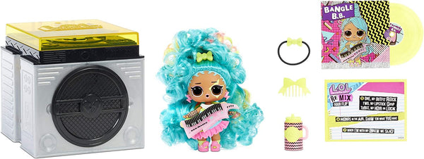 Surpriză L.O.L.! 566977E7C Remix hair flip dolls - Articol de colecție - 15 surprize - Cu capac de păr, accesorii și muzică