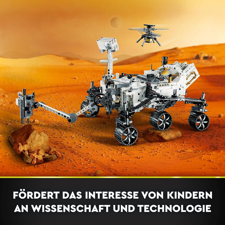 Set de jucării spațiale LEGO 42158 Technic NASA Mars Rover Perserverance cu aplicație Ar, jucărie științifică de construit pentru fete și băieți de la 10 ani în sus