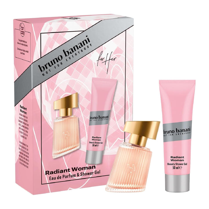 Bruno Banani Radiant Woman Eau De Parfum, un parfum radiant cu note fructate strălucitoare și o notă de chihlimbar, 30 ml