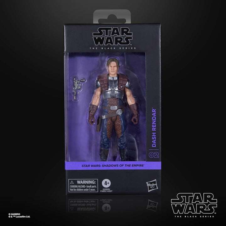 Star Wars Seria Neagră Dash Rendar, Star Wars: Umbrele Imperiului Personaj de colecție (15 cm)
