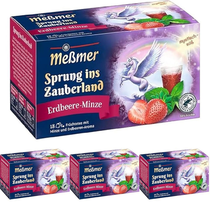 Meßmer Glut Der Drachen | Coacăze negre și ghimbir | Exclusiv online | 18 pliculețe de ceai | Vegan | Fără gluten | Fără lactoză
