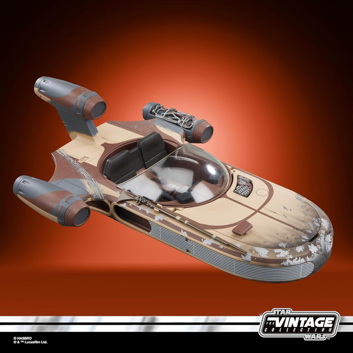 Star Wars Colecția Vintage Landspeeder & Luke Skywalker, Star Wars: O nouă speranță Figura de acțiune și vehicul, 9,5 cm