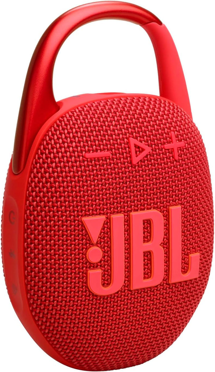 JBL Clip 5 - albastru - boxă portabilă Bluetooth cu sunet JBL Pro, bas profund și funcție Playtime Boost - rezistentă la apă și praf - 12 ore de funcționare