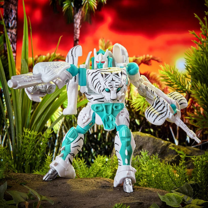 Transformers Toy Vintage Beast Wars, Tigatron Action Figure To Collect (12.5 Cm), pentru adulți și copii 8+, F4225, Multi, mărime unică