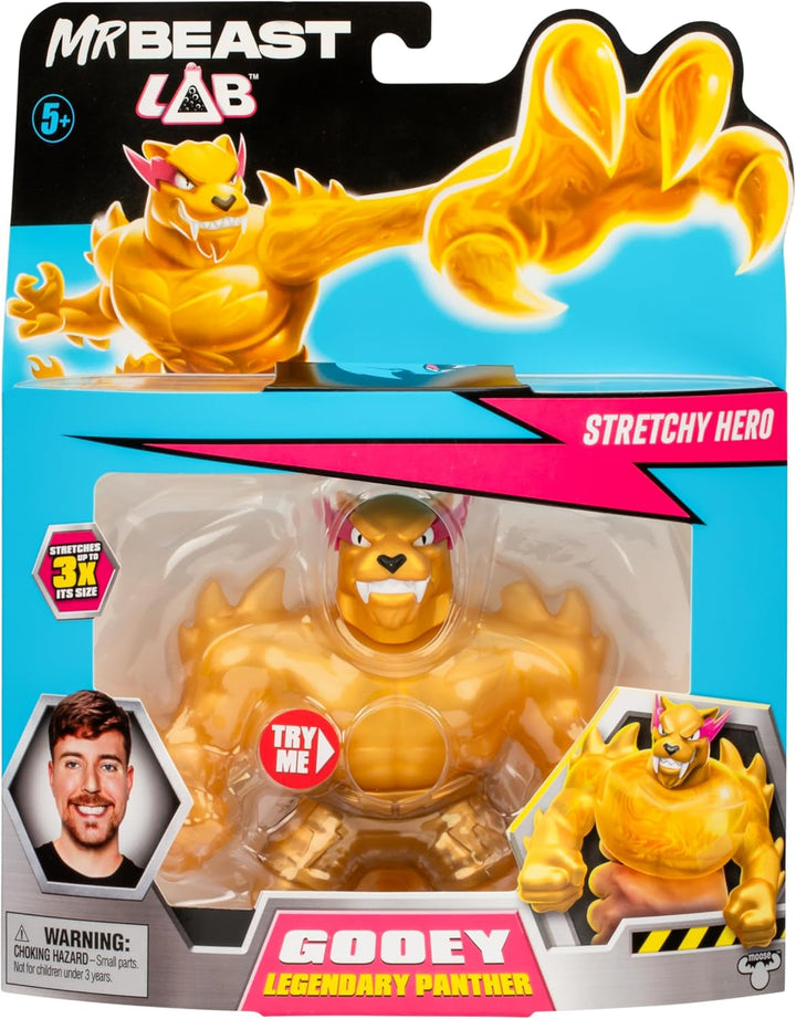 MRBEAST LAB 24738 Figură elastică Eroii lui GOO JIT Zu, Panteră legendară pliabilă