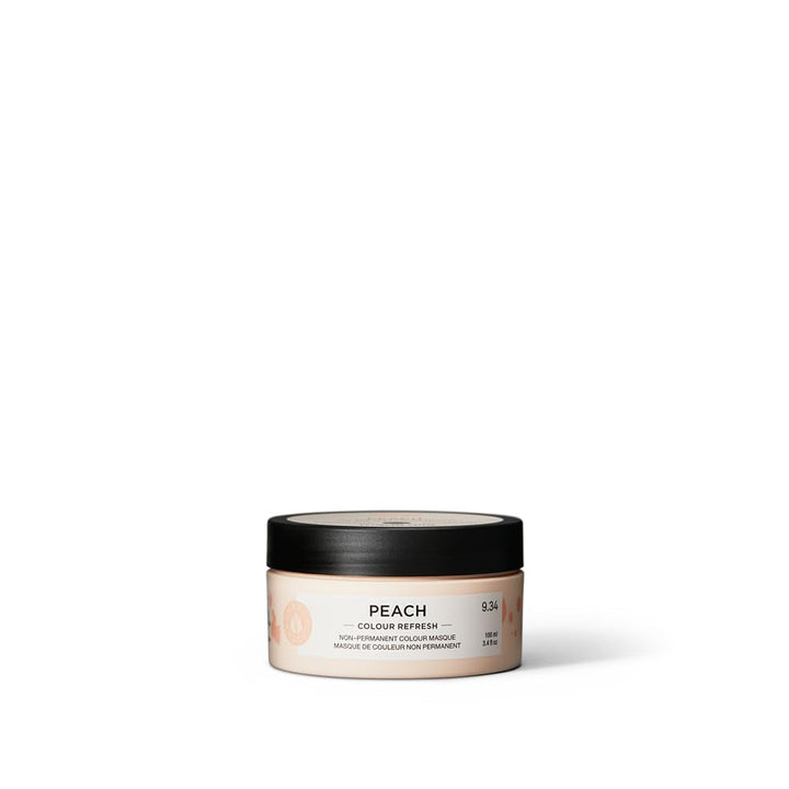 Maria Nila Color Refresh 300 ml - O bombă de culoare hrănitoare care conține pigmenți coloranți temporari ce reîmprospătează rapid culoarea părului. 100% Vegan. Fără sulfați și fără parabeni. Vopsea pentru par Naty Shop Piersică