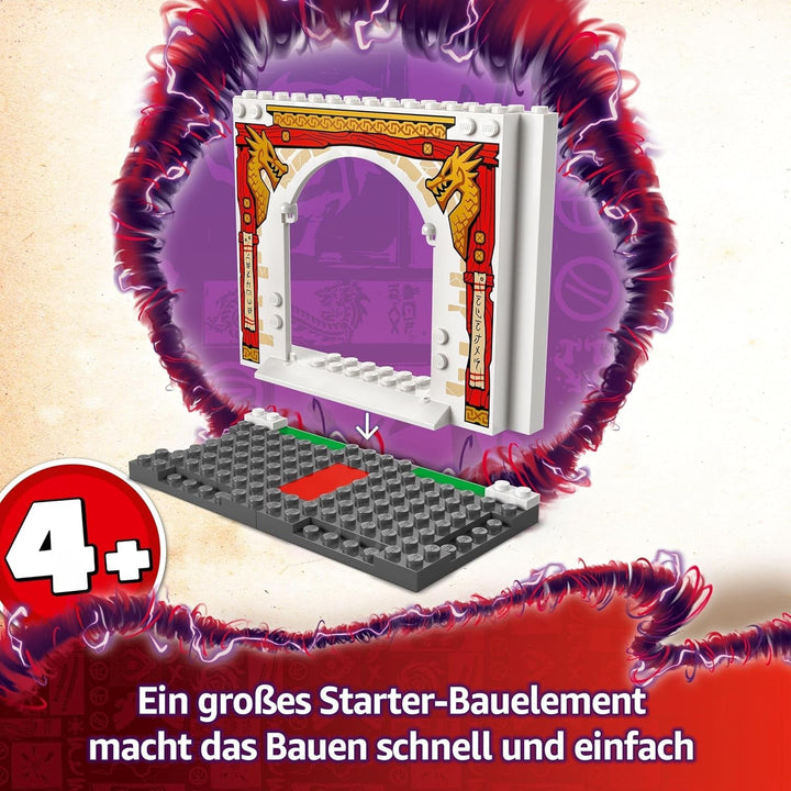 LEGO NINJAGO Spinjitzu Templul Ninja - Playset cu 4 minifigurine și 1 figurină dragon - Set de construcție - Cadou de Crăciun sau aniversare pentru băieți și fete de la 4 ani 71831