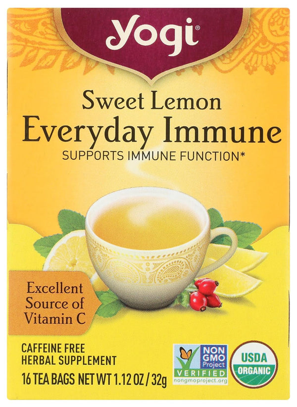 Organic Sweet Lemon Immune Everyday Tea, 16 CT Tea USA Naty Shop Default Title
