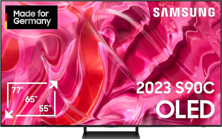 Samsung OLED 4K S90D Fernseher 48 Zoll, Samsung TV Mit Neural Quantum 4K AI Gen2 Prozessor, OLED HDR+, 4K AI Upscaling, Smart TV, KI TV, GQ48S90DAEXZG, Deutsches Modell [2024]