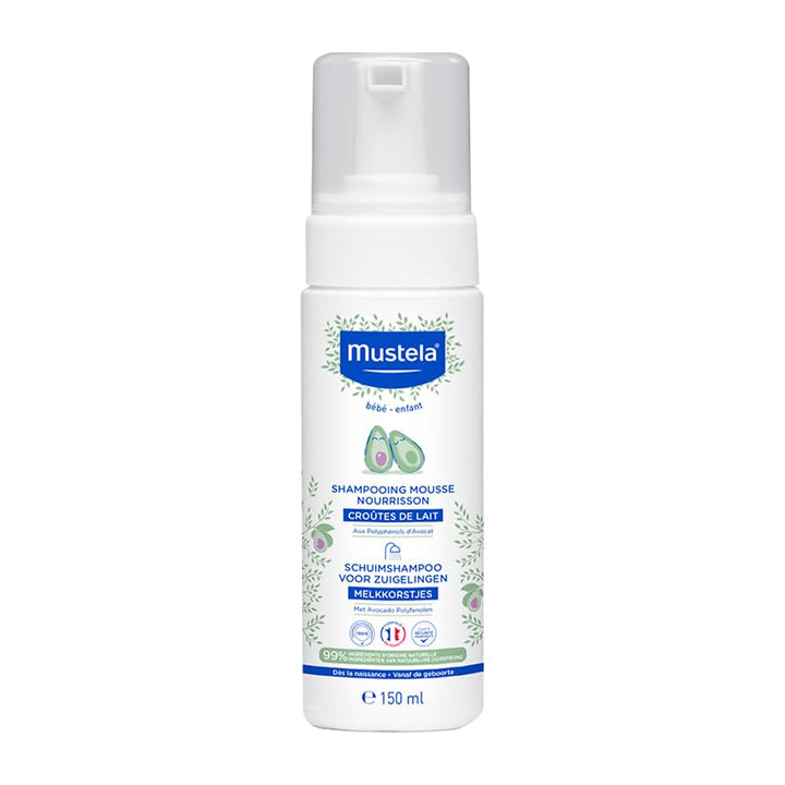 Șampon mousse pentru cruste de lapte, păr, bebeluși, copii, întreaga familie - Ajută la îndepărtarea crustă de lapte, curățare delicată, fără usturime (150ml)