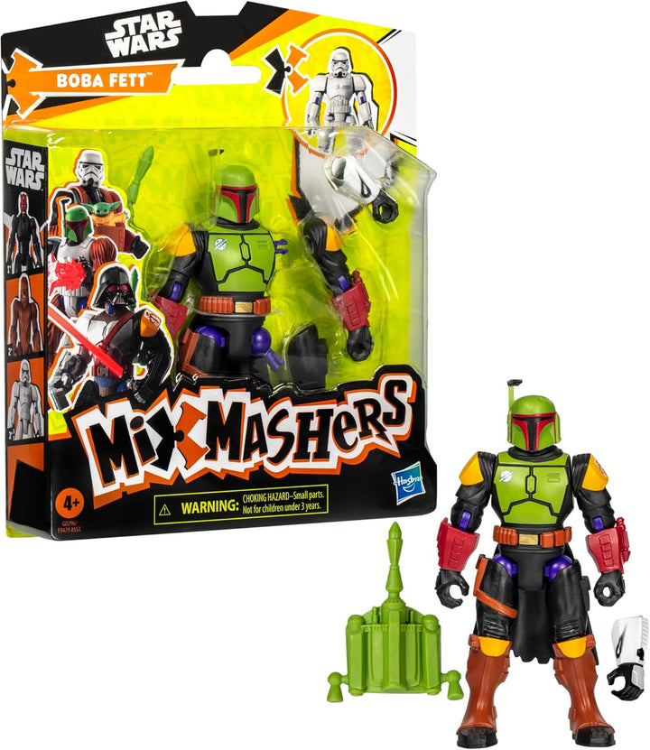 Star Wars Mixmashers Boba Fett Personalizabil Mix-And-Match Action Figure & Accesorii