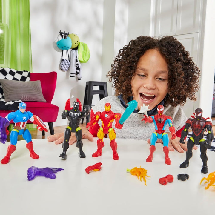 SPIDER-MAN Mixmashers Marvel Mix-And-Match Figura de acțiune și accesorii