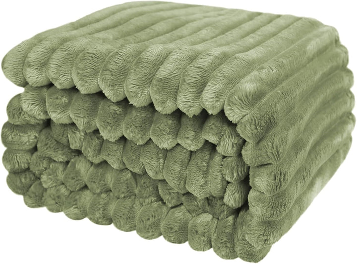 Kuscheldecke 200X230 Cm - Warme Flausige BettÃ¼berwurf Decke Und Sofadecke Mama, Frauen Und Freundin (Beige, 200X230Cm)