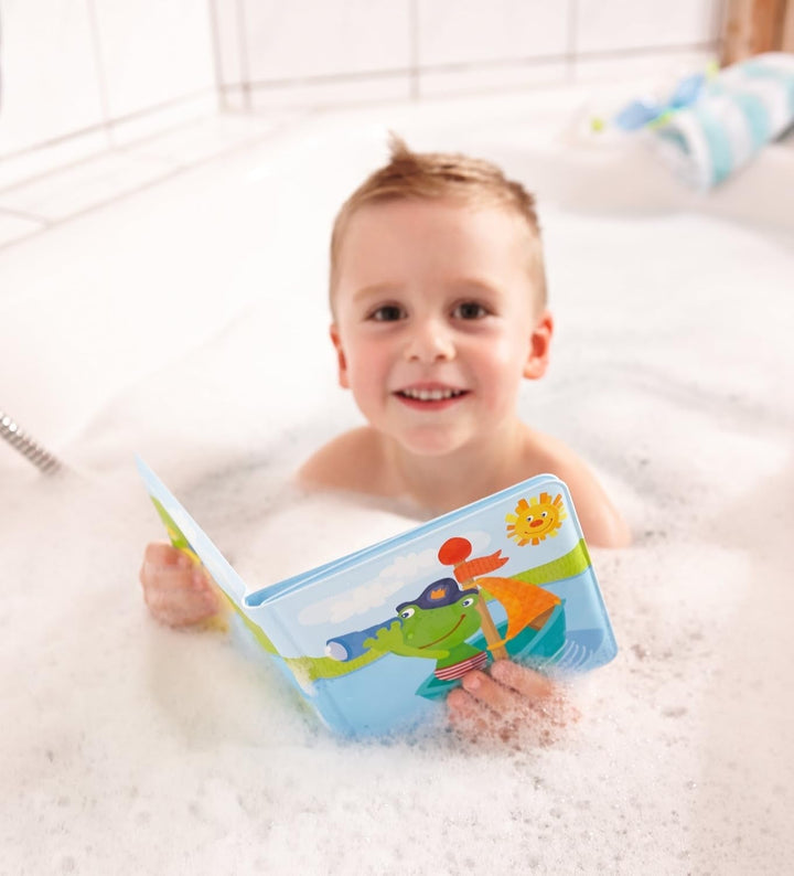HABA 302634 Captain Frog 2 carte de baie, jucărie pentru copii mici Jucarii Bebe Naty Shop