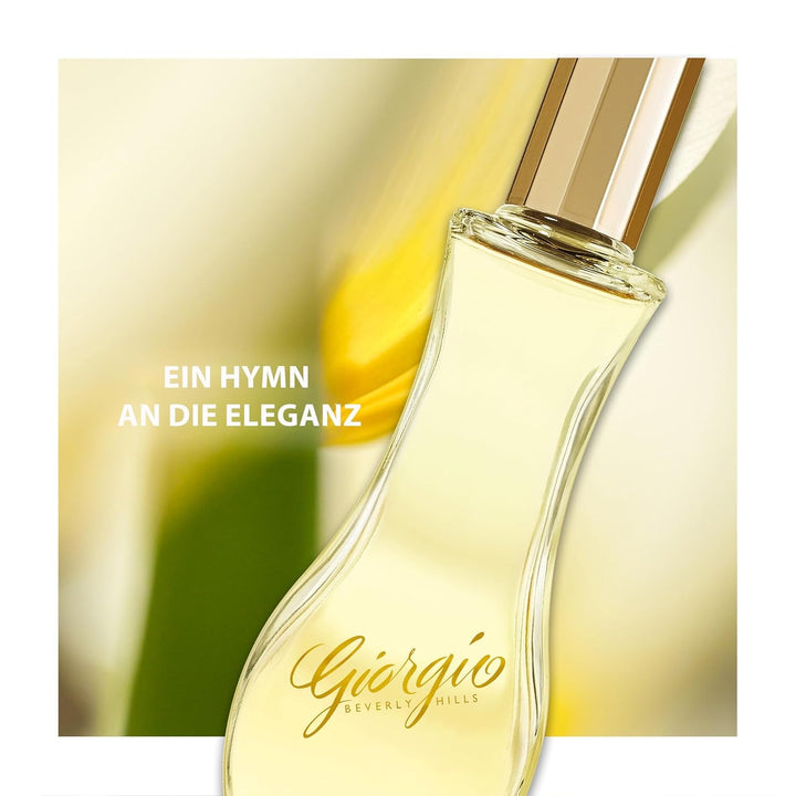 Giorgio Beverly Hills - Giorgio Yellow Eau De Toilette, Parfum Spray Feminin și Elegant, Cu Note Florale, Proaspete și Ușor Orientale, Aromă Lemnoasă, Parfum pentru Femei