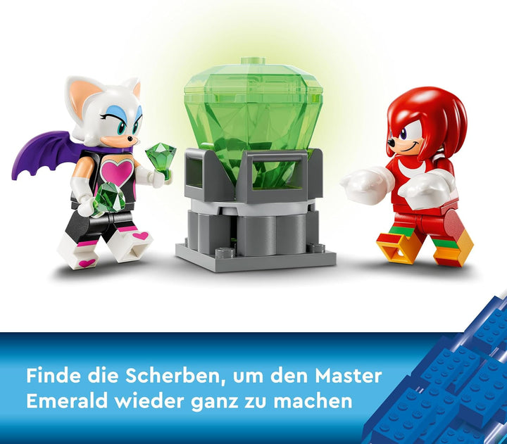 LEGO Sonic the Hedgehog Knuckles 'Guardian Mech', jucărie figurină de acțiune pentru băieți și fete cu vârsta de 8 ani și peste, cu Master Emerald și alte figurine din jocul video, idee de cadou pentru copii 76996