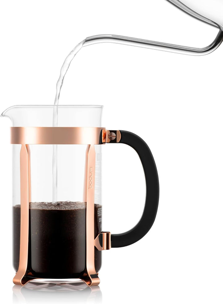 Cafetieră Bodum, sticlă borosilicată, maro, 946 ml, cupru