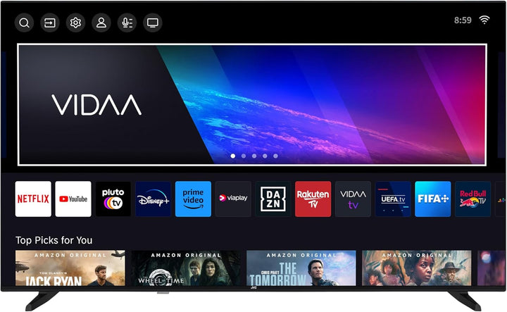 JVC Fernseher 32 Zoll Smart TV Powered by Tivo (Hd-Ready, HDR, Triple-Tuner, 6 Monate HD+ Inkl.) LT-32VH5355