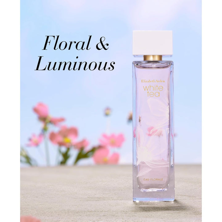 Elizabeth Arden - White Tea Eau Florale Eau De Toilette, Parfum Feminin și Delicat, Cu Flori Frumoase și Ingrediente Bogate - Parfum pentru Femei - 50 ml