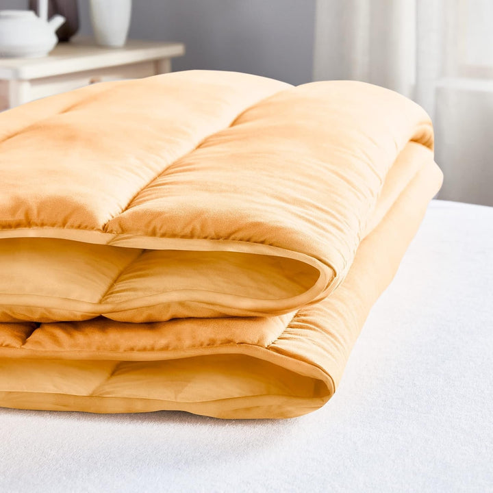 Pikolin Home - Plapumă reversibilă 300 G - umplutură nordică bicoloră - pentru pat 150 - confortabilă, caldă, respirabilă, albastru, 240 X 220 cm Plapumi si pilote Naty Shop