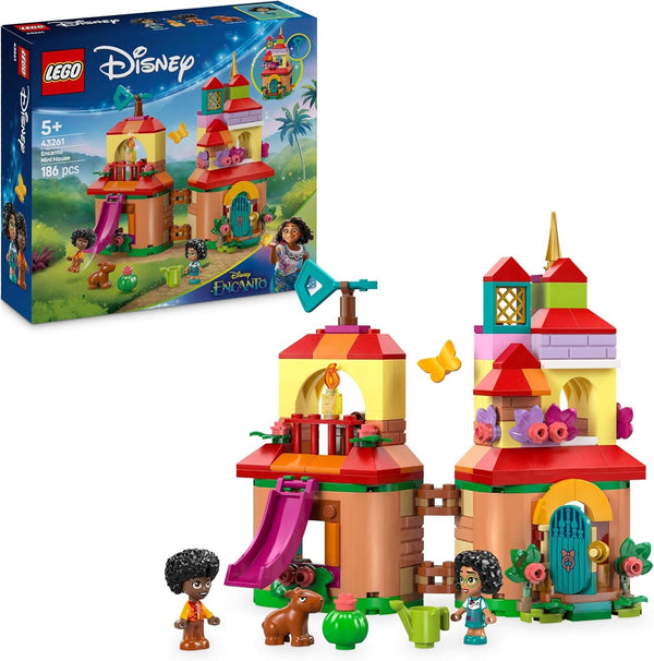 LEGO Ç€ Disney Encanto Mini House, jucărie de construcție pentru fete de la 5 ani, jucărie de fantezie și set de construcție cu Mirabel și Antonio Mini Dolls, o figură Capybara și cheie 43261