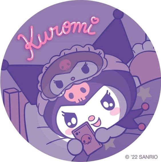 Imagine comestibila, vafa sau icing, format A4, Kuromi - Naty Shop