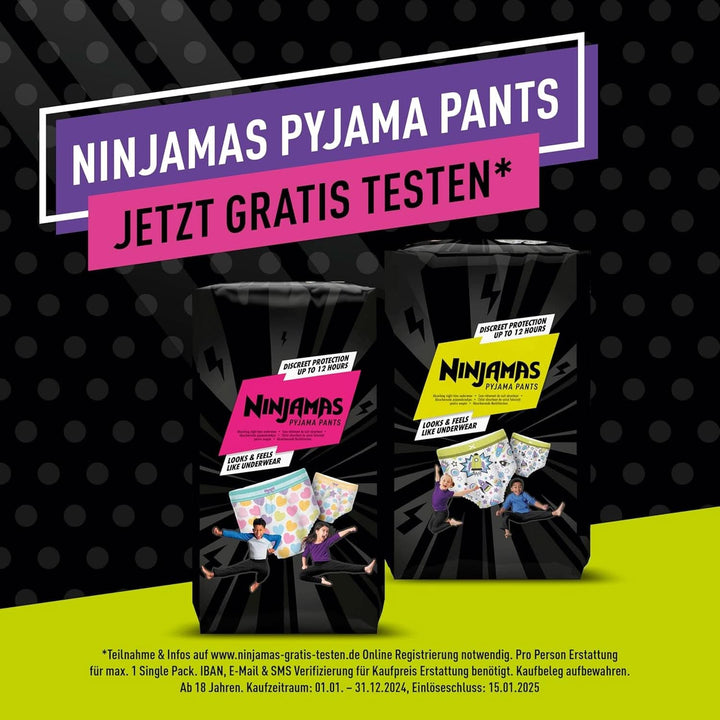 Pantaloni de pijama Ninjamas Spaceship, 10 pantaloni de noapte absorbanți, 7 ani, 17Kg-30Kg