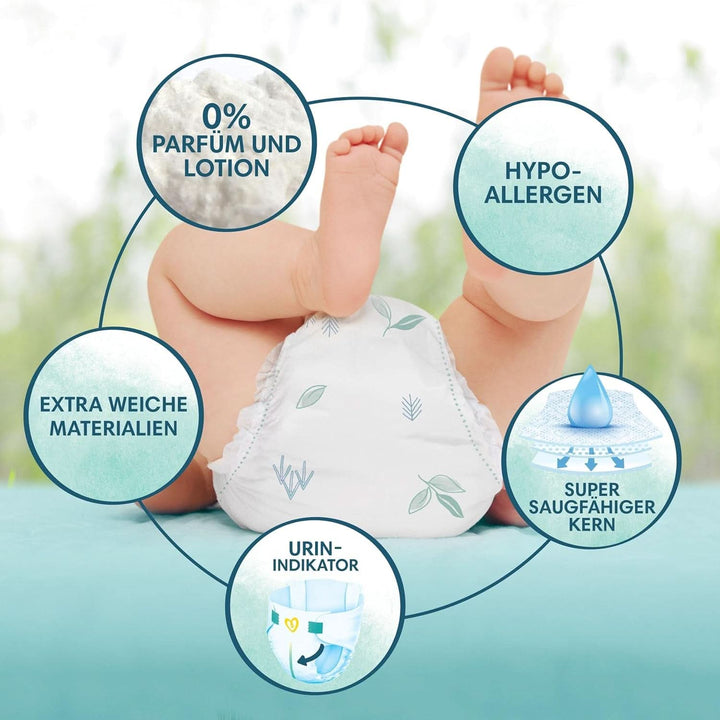 Pampers Scutece pentru copii mărimea 4 (9-14 kg) Harmony, 174 buc