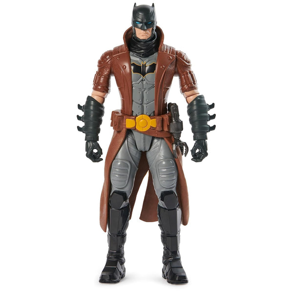 DC Comics, Batman Action Figure, 30 cm înălțime, complet mobil pentru aventuri captivante și cascadorii pline de acțiune, jucărie pentru copii de la 3 ani în sus