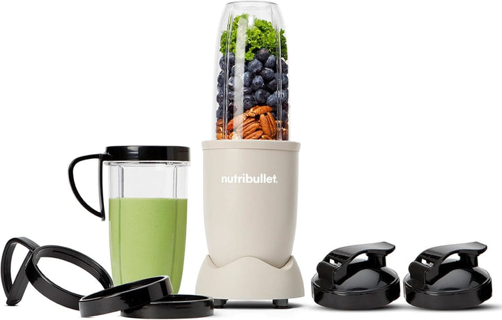 Nutribullet Pro, 900 Watt Leistung, Einfach Und Schnell in Der Anwendung, Kompakt, Leicht Zu Reinigen, Mit 700 Ml Becher, Smoothiemixer, Smoothie Maker, Elektrischer Mixer, NB904B, Schwarz