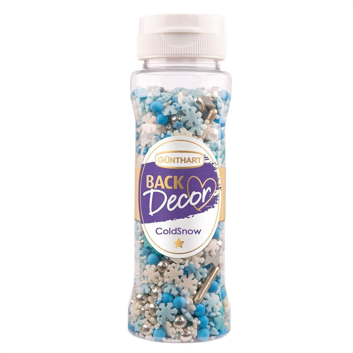 Günthart Backdecor, Mix de sprinkles premium, Cold Snow, 100 grame