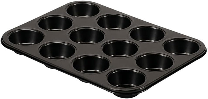 , Form 6 Muffins 18,5X27Cm, Schwarz