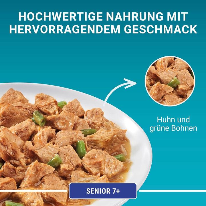 PURINA ONE Senior 7+ Hrană umedă pentru pisici, bucăți fragede în sos cu pui, pachet de 26 (26 X 85G)