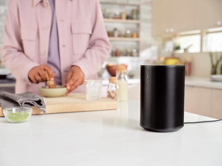 Sonos Era 100 | Difuzor inteligent cu WLAN, Bluetooth, compatibil cu Amazon Alexa - Negru